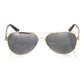 Gold Metallic Fiber Men's Sunglass