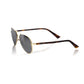 Gold Metallic Fiber Men's Sunglass