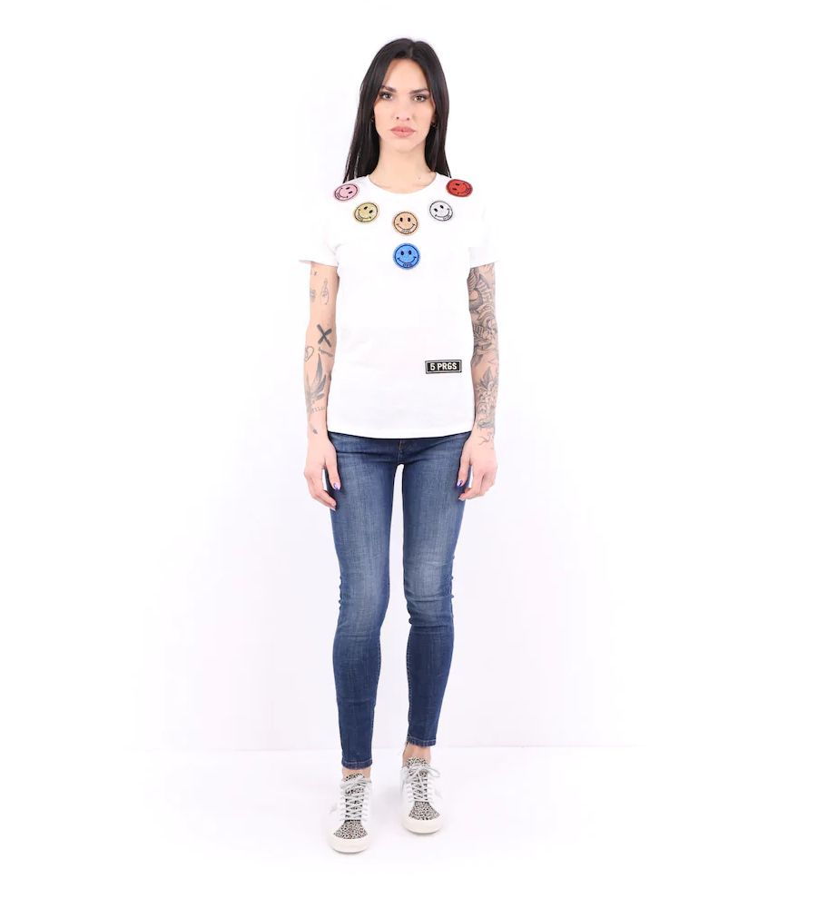 Blaue Baumwolljeans für Damen