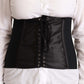 Top con cintura corsetto nero chic