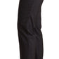 Pantaloni eleganti su misura in lana vergine e seta
