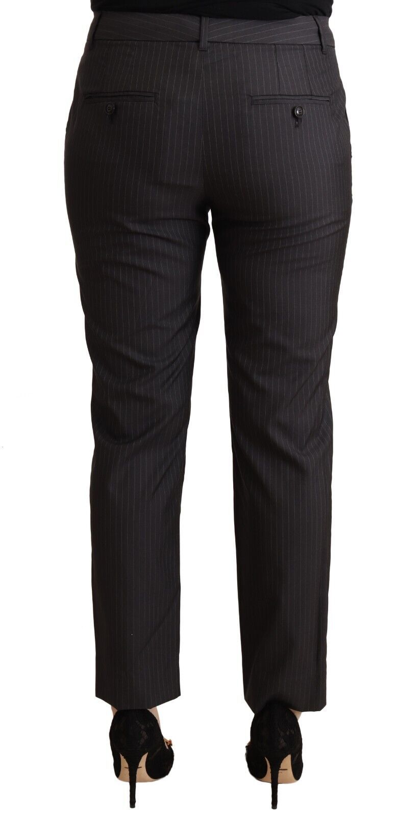 Pantaloni eleganti su misura in lana vergine e seta