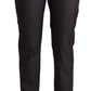 Pantaloni eleganti su misura in lana vergine e seta