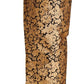 Elegante Jacquard-Hose mit hoher Taille und Blumenmuster