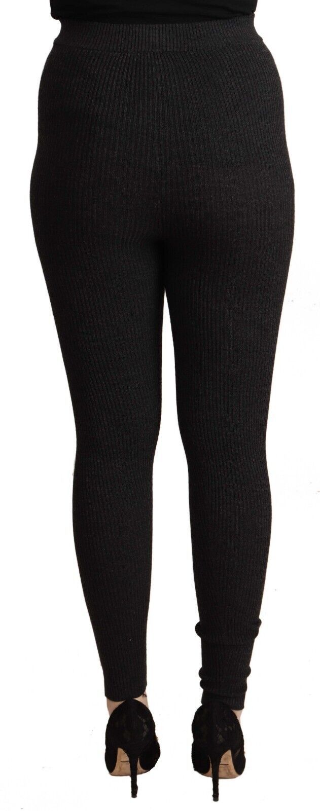 Pantaloni eleganti in lana a vita alta