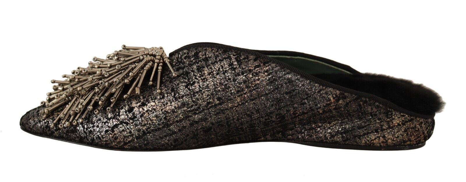 Golden Enchantment Leder-Ballerinas