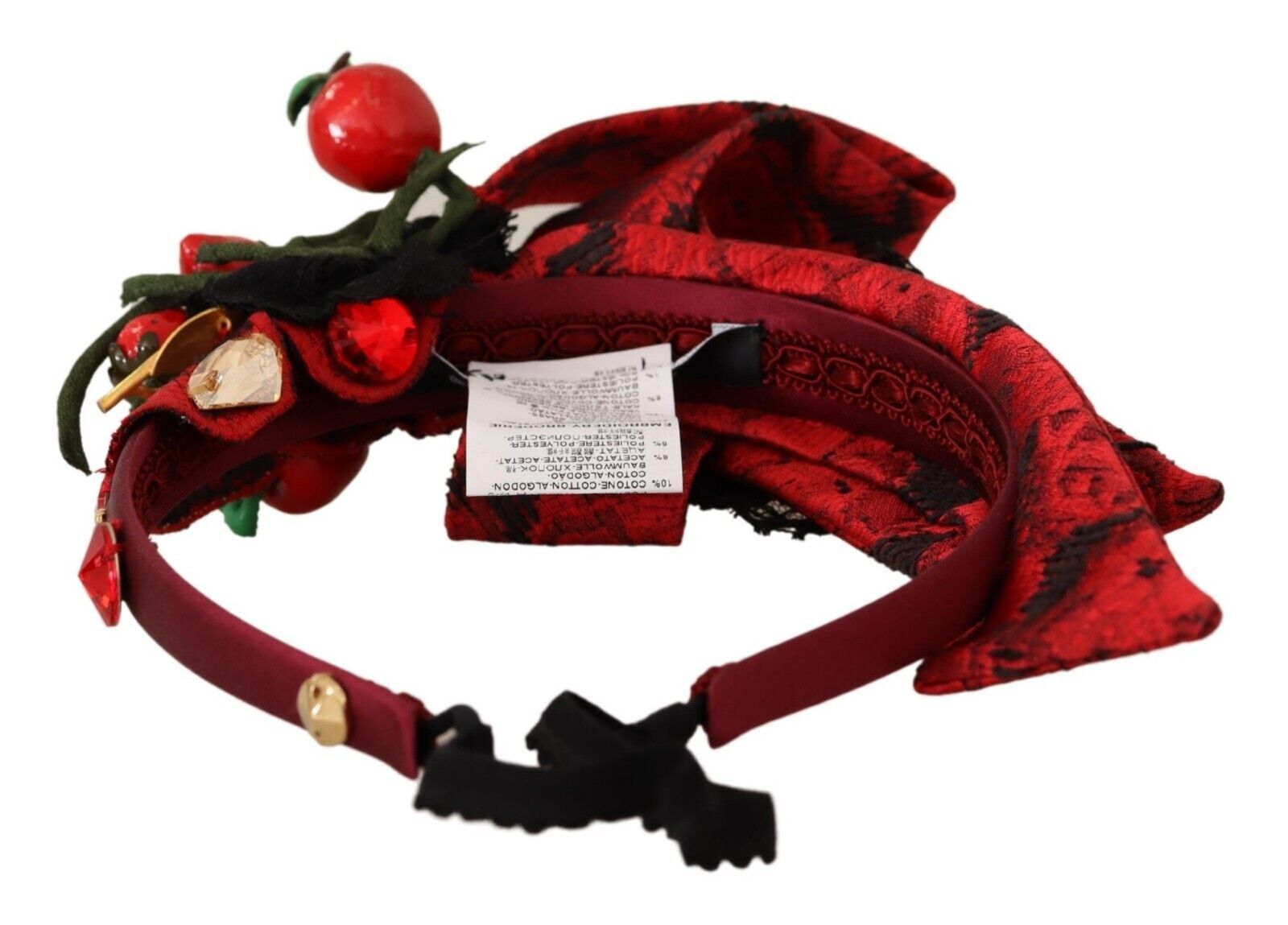Exquisites Diadem mit Beerenkristallen verziert
