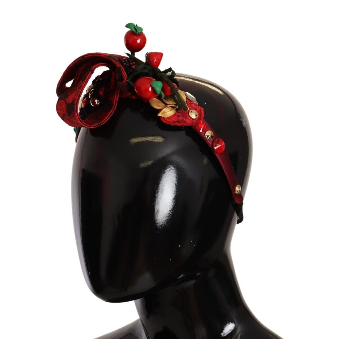 Exquisites Diadem mit Beerenkristallen verziert