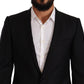 Exclusive Black Virgin Wool Blazer