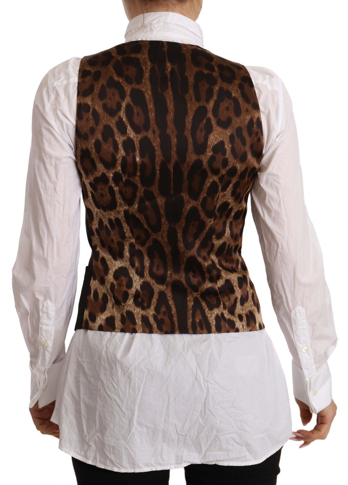 Elegante gilet nero con bottoni