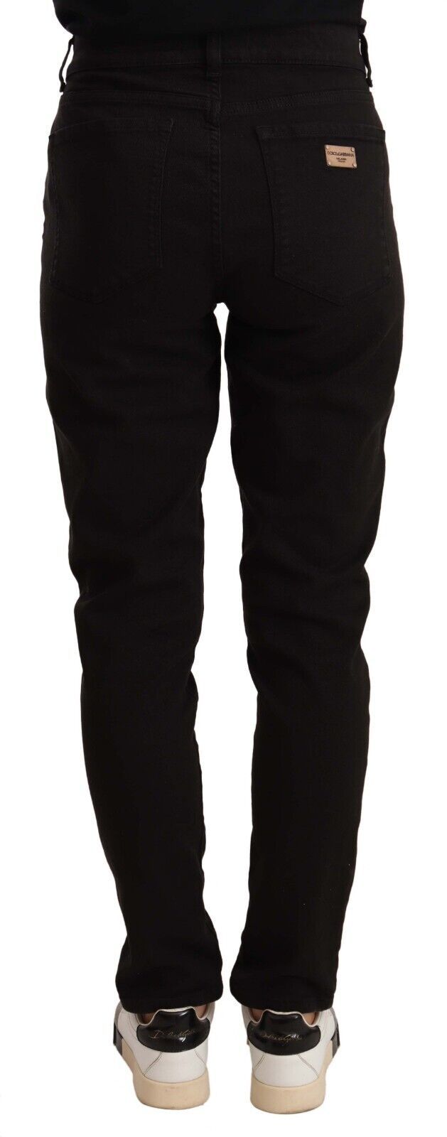 Eleganti jeans aderenti neri slim-fit