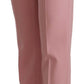 Elegante rosa High-Waist-Hose