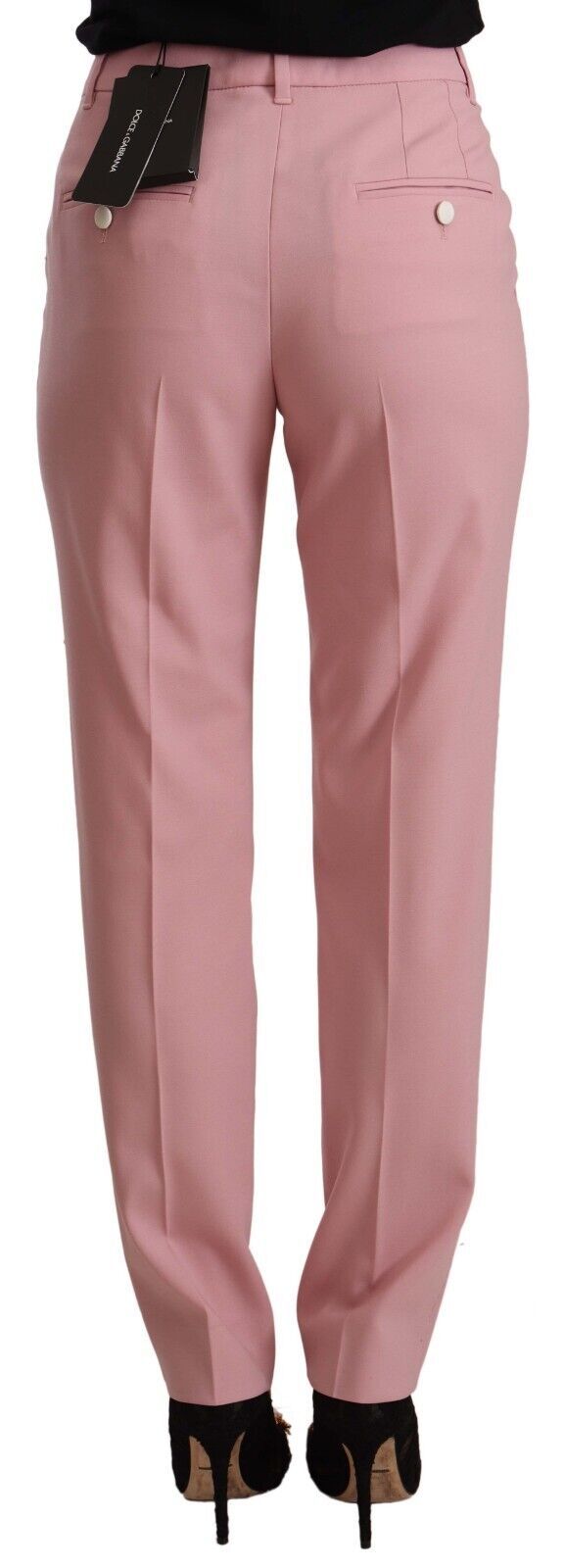 Elegante rosa High-Waist-Hose