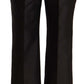 Schicke Cropped-Hose aus Seide in zeitlosem Schwarz