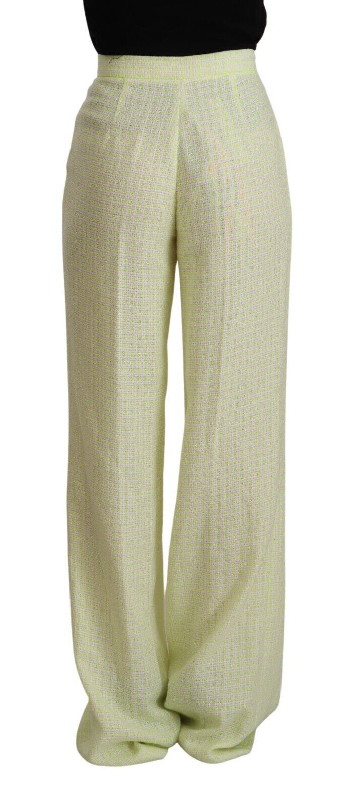 Schicke Hose mit hoher Taille und geradem Bein