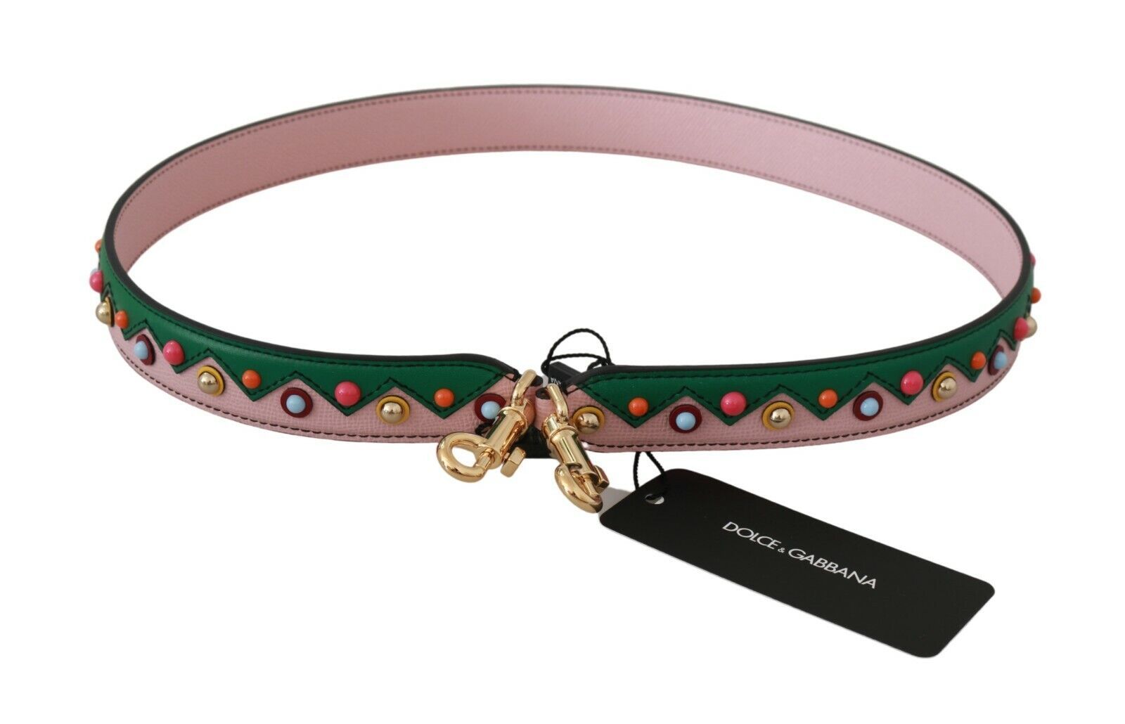 Elegante tracolla in pelle multicolore
