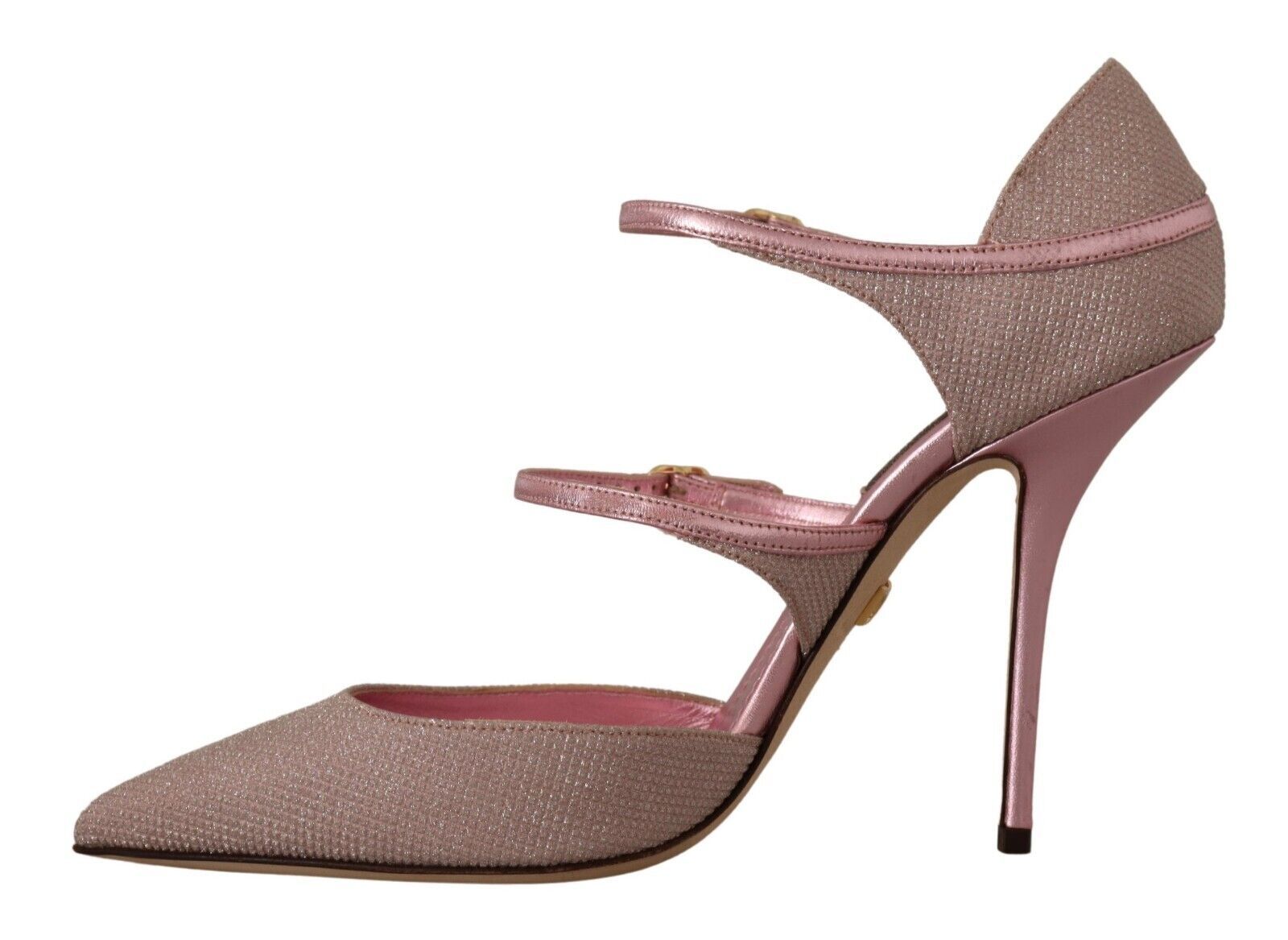 Rosa Glitzer High Heel Sandalen