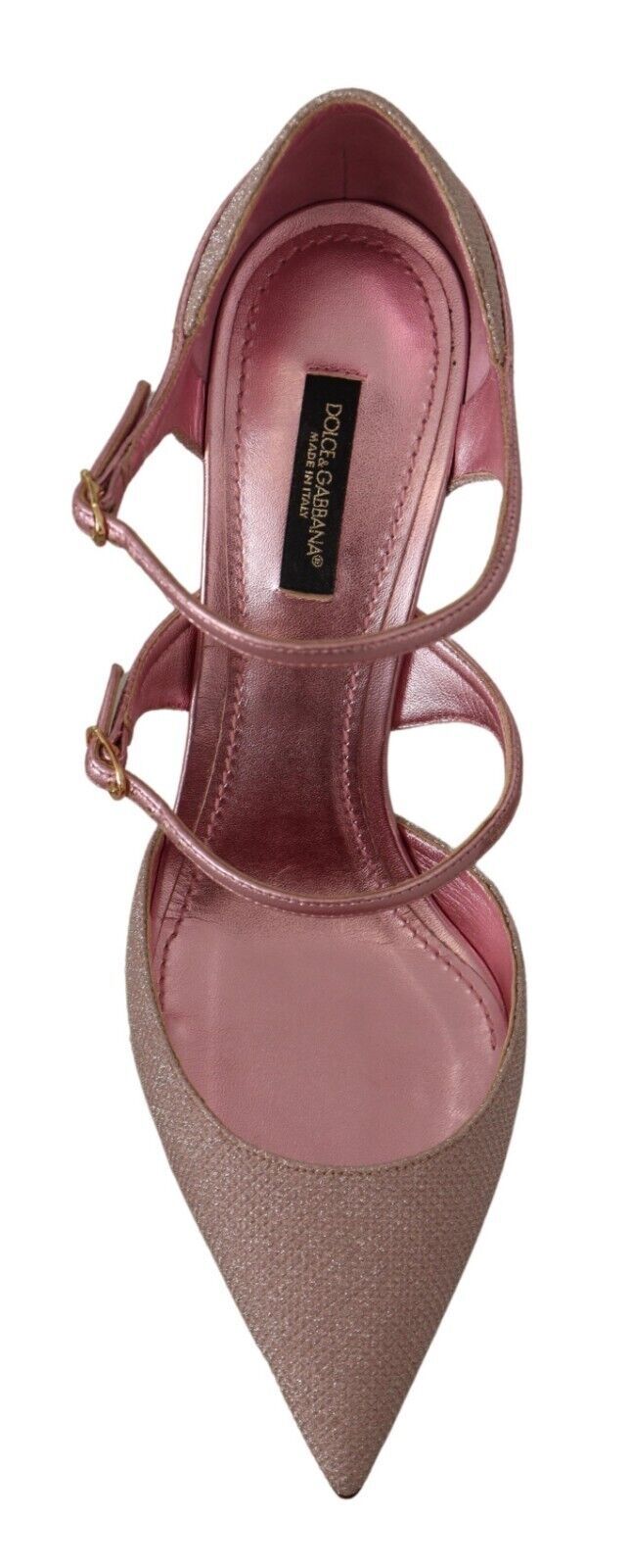Rosa Glitzer High Heel Sandalen