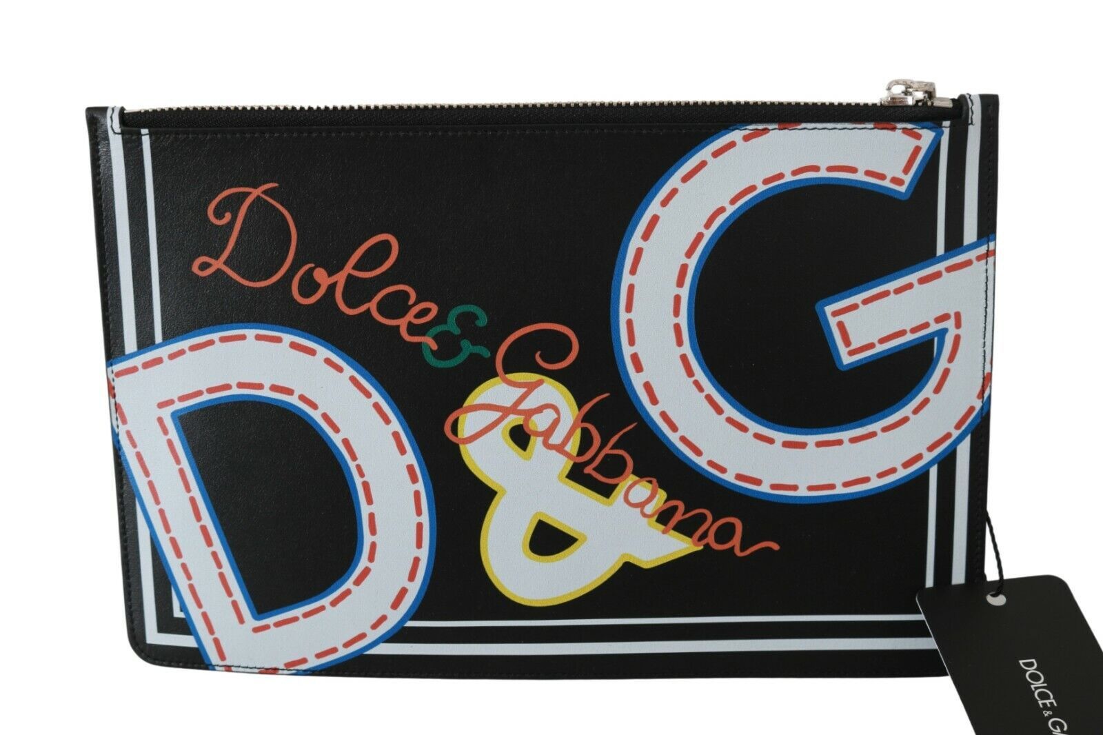 Elegante schwarze Geldbörse aus Leder