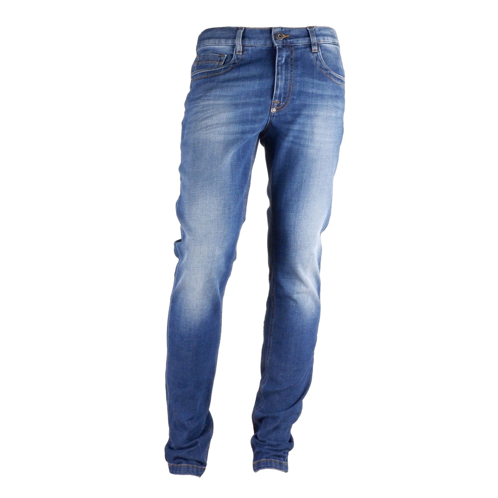 Jeans blu scuro eleganti vestibilità regolare