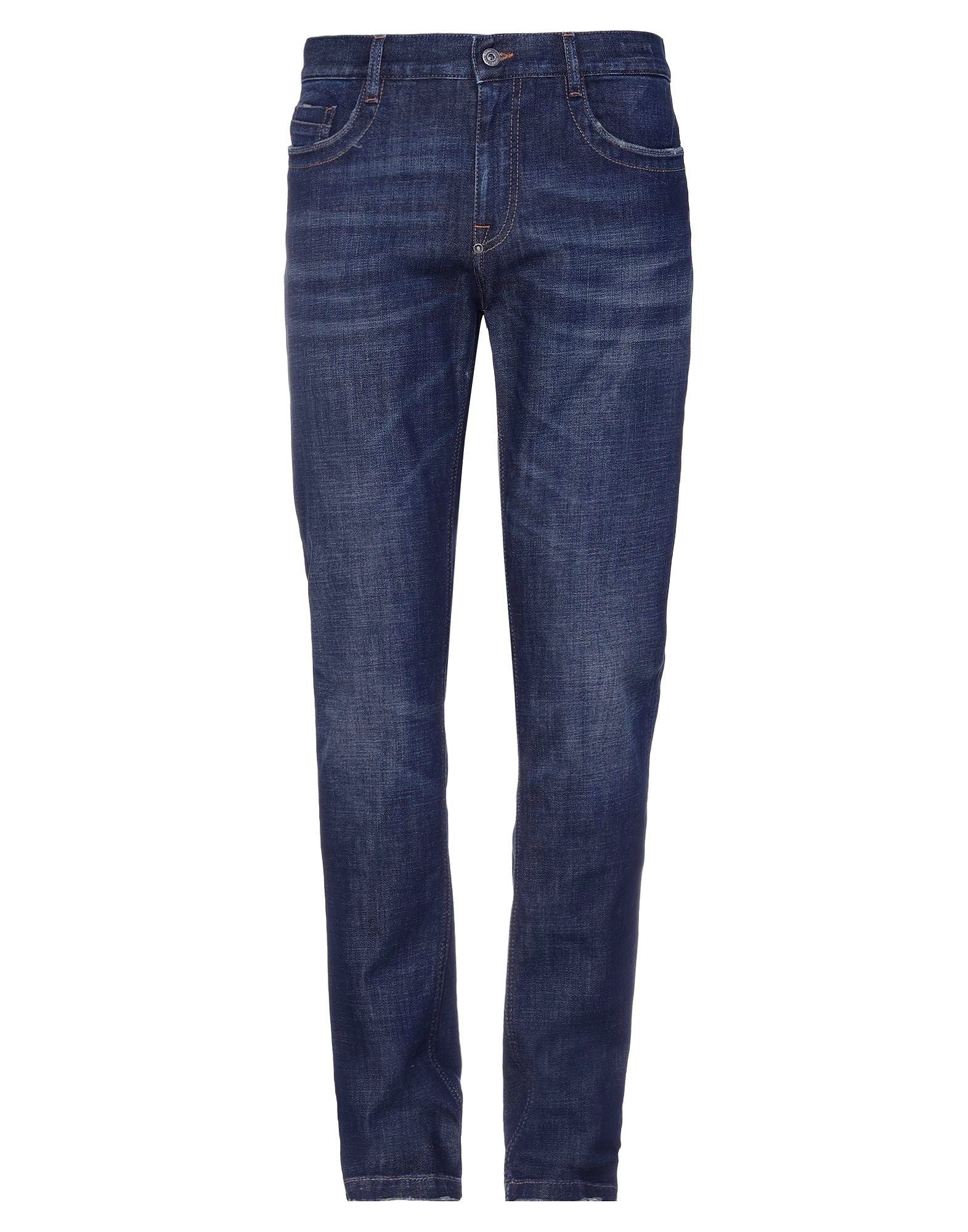 Blaue Herrenjeans aus Baumwolle