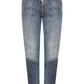 Pantaloni in denim blu navy usurati 'Cool Guy Jean'