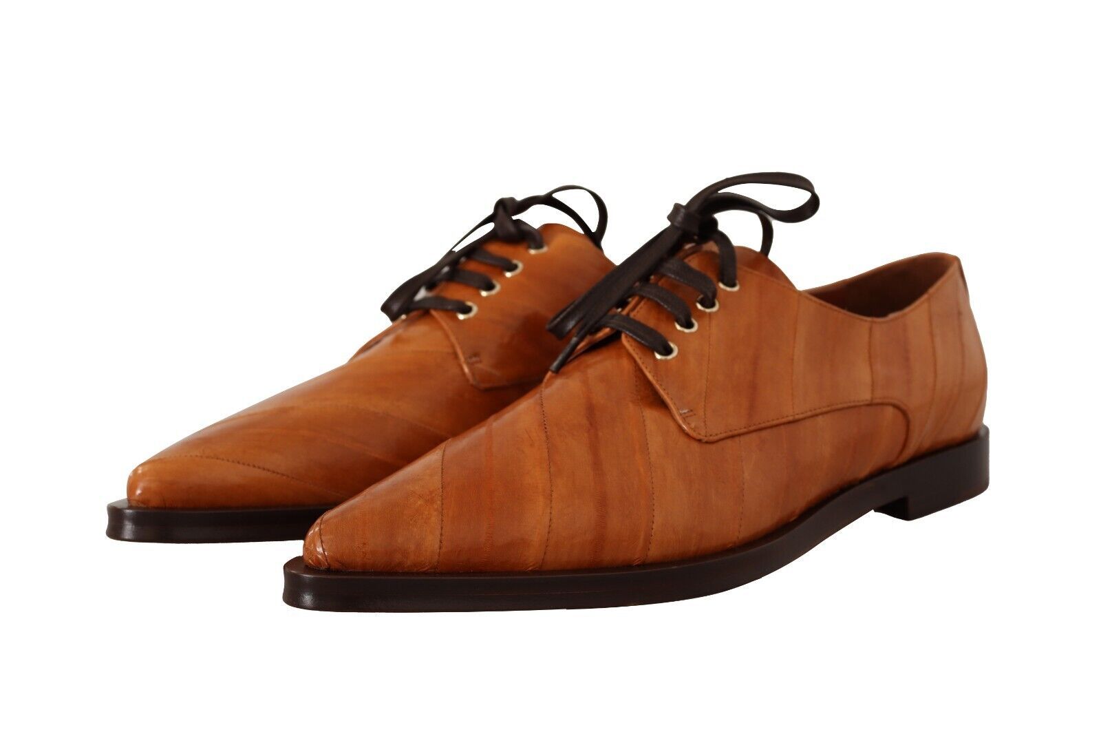 Elegante Ballerinas aus Aalleder mit Schnürung