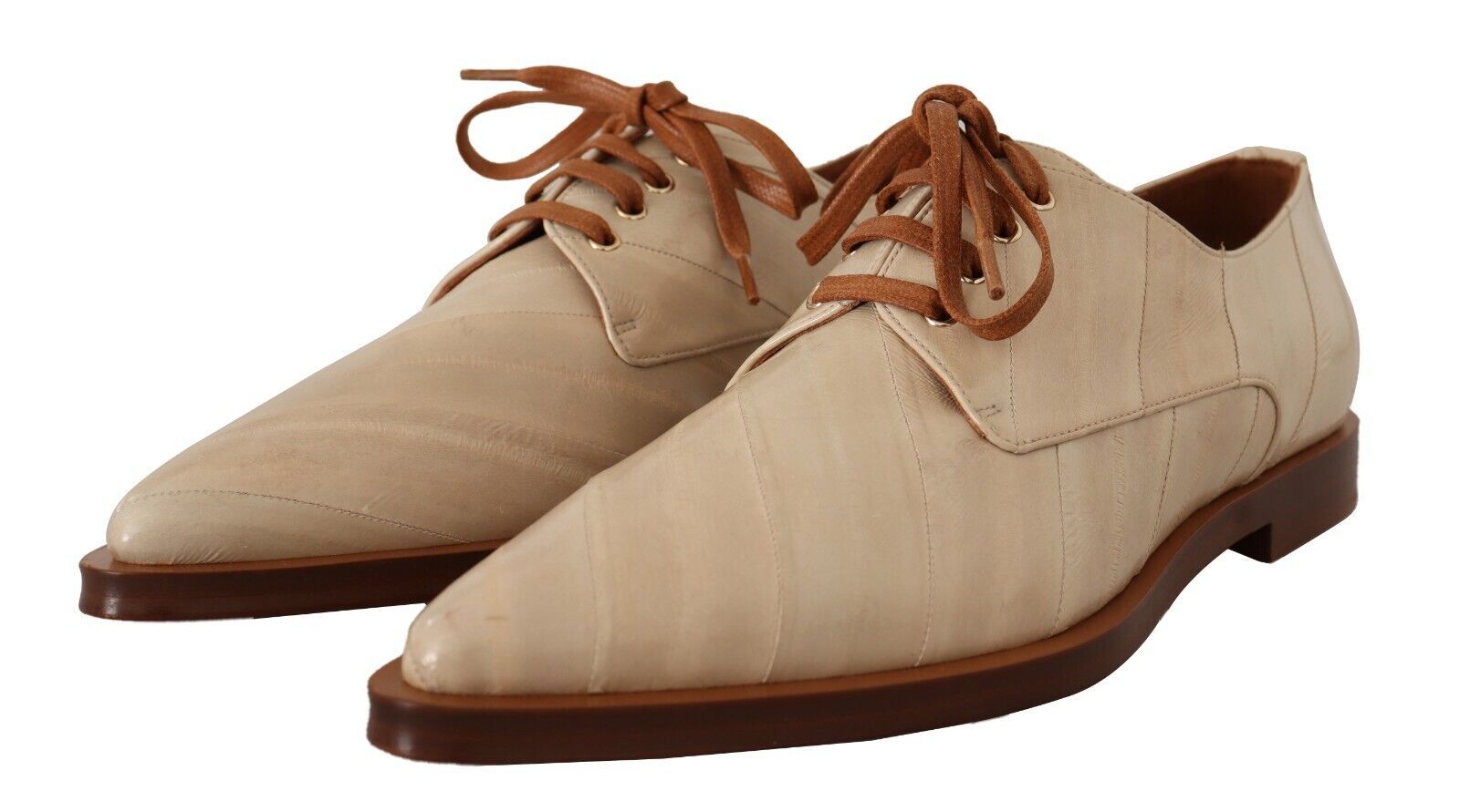 Elegante beige Ballerinas aus Aalleder