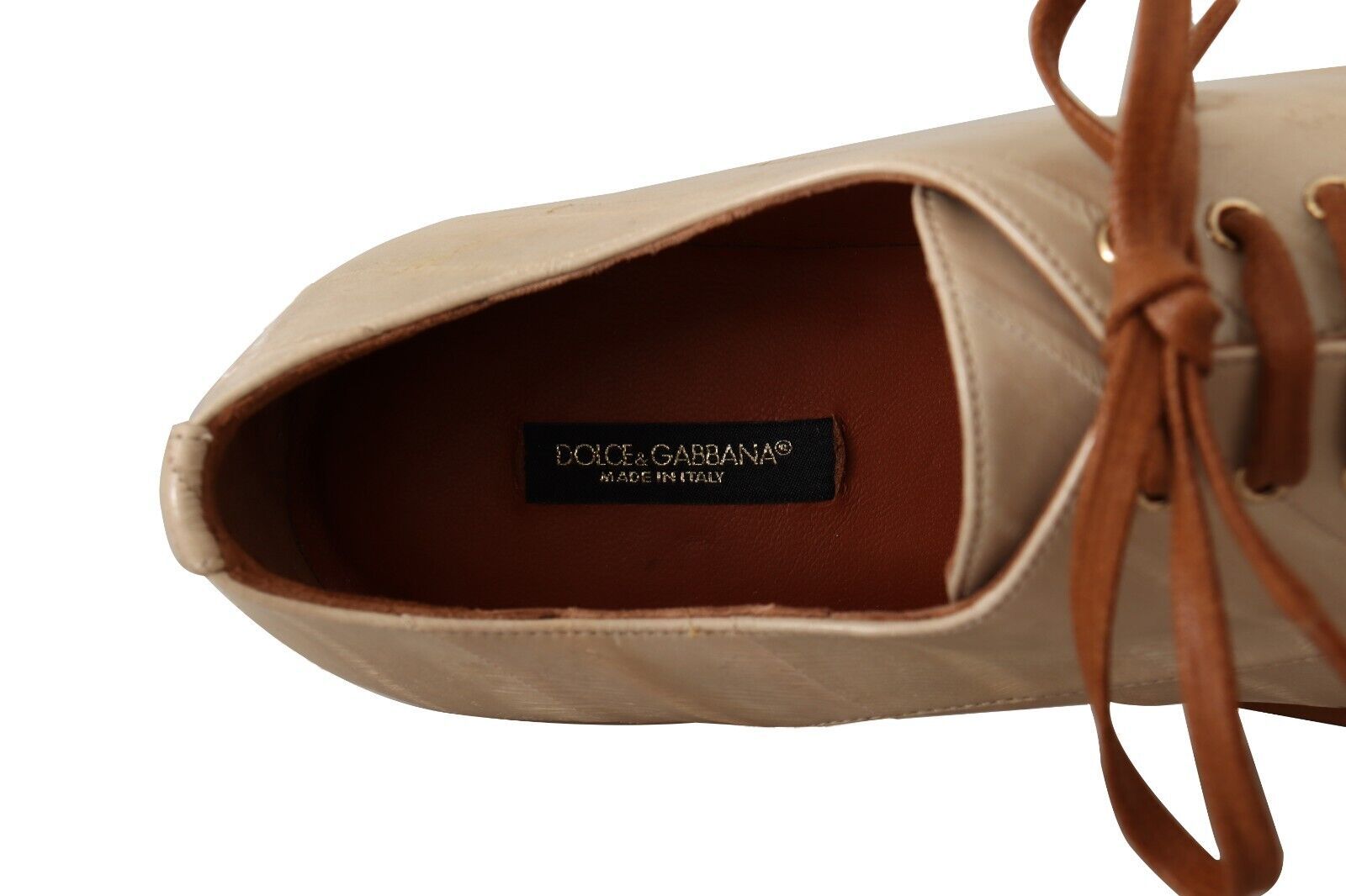 Elegante beige Ballerinas aus Aalleder