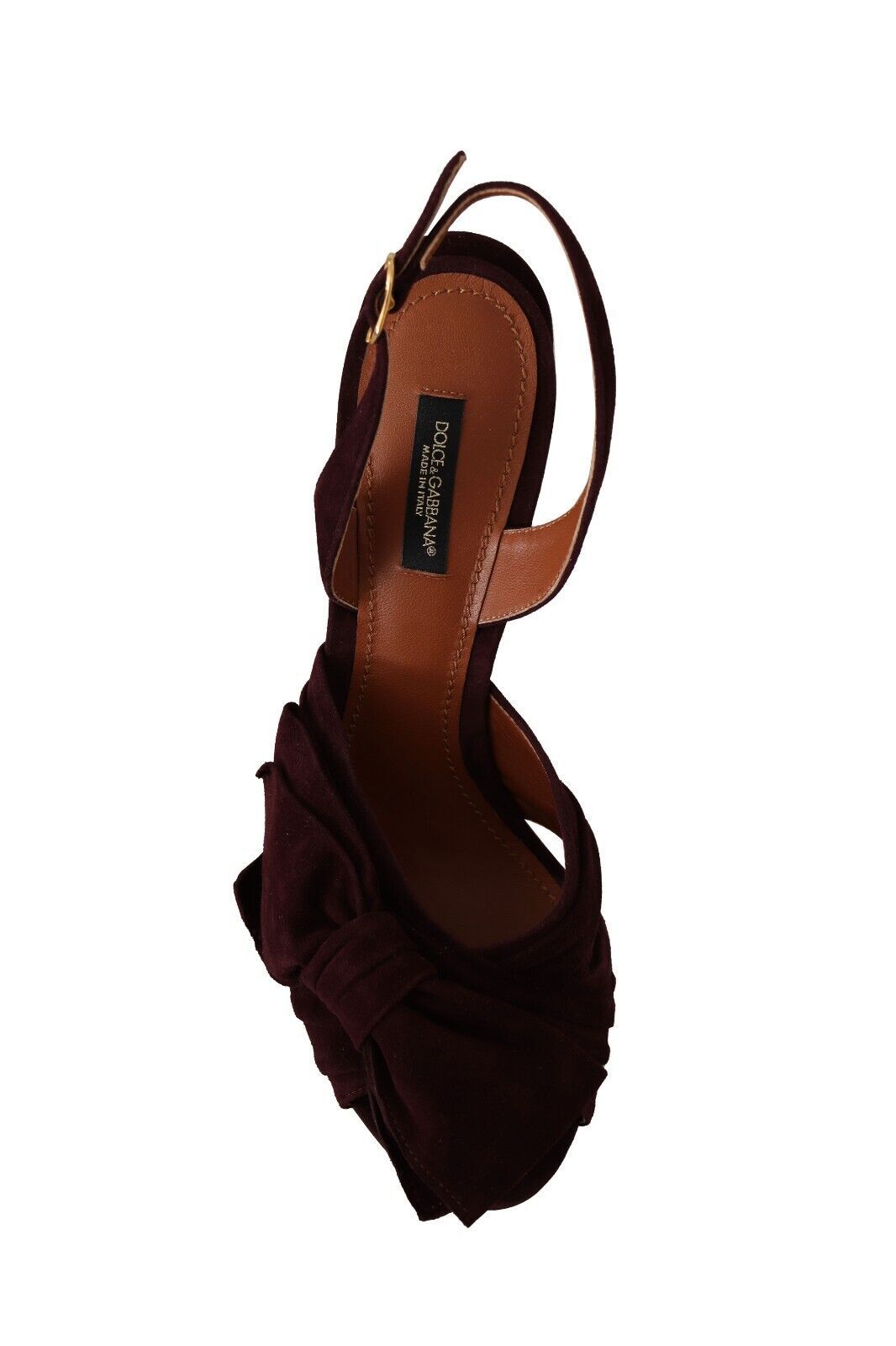 Elegante lila Wildleder-Sandalen mit Absatz