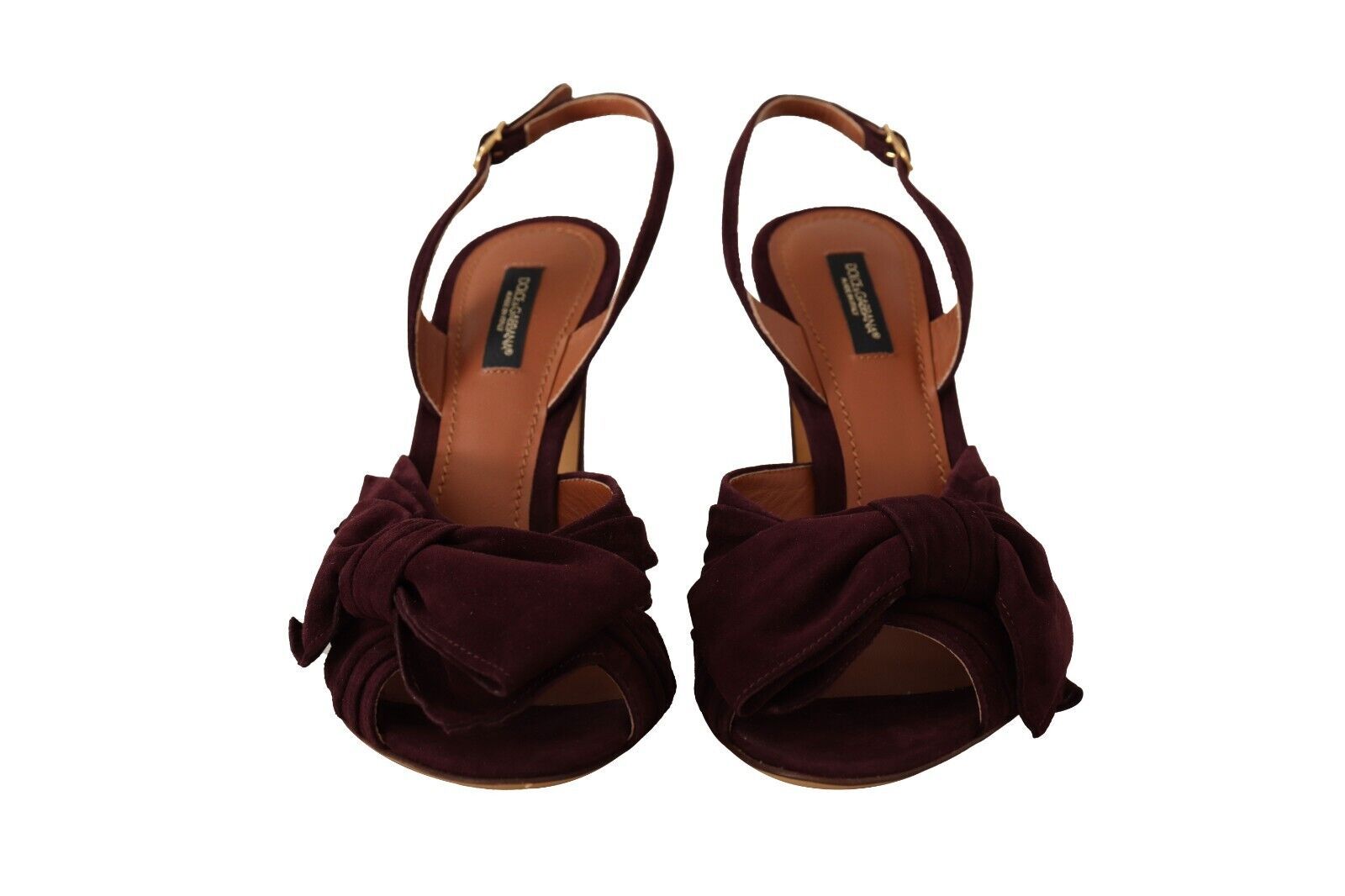 Elegante lila Wildleder-Sandalen mit Absatz