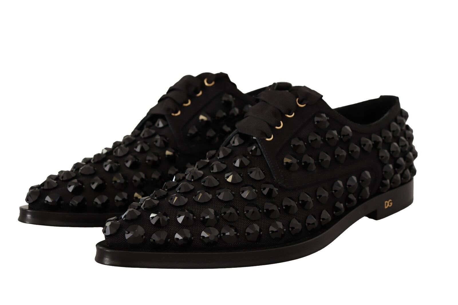 Elegante Ripsband-Ballerinas mit Schmucksteinen