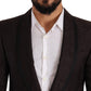 Sicilian Elegance Single-Breasted Blazer