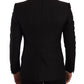 Sicilia Slim Fit Black Suit Ensemble