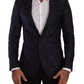 Elegante blazer formale blu scuro MARTINI