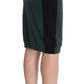 Emerald Elegance Wool-Blend Pencil Skirt