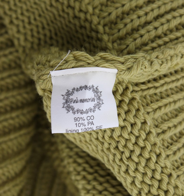 Eleganter grüner ärmelloser Westenpullover