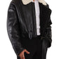 Elegant Shearling Biker Jacket