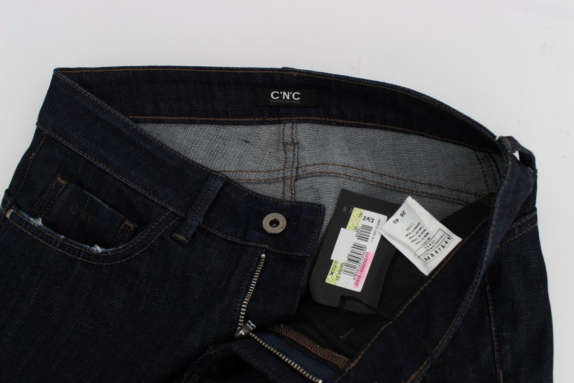 Schicke Slim Fit Skinny Blue Jeans