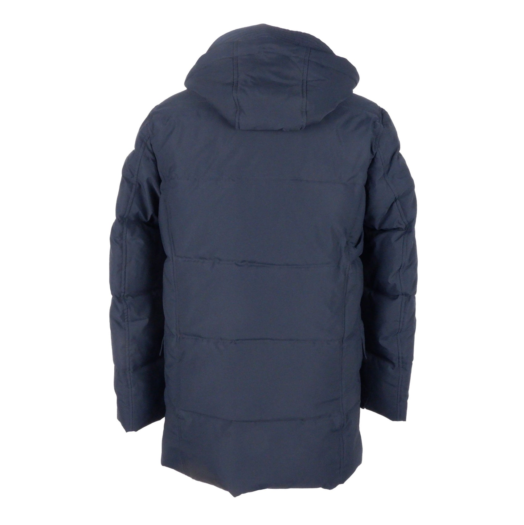 Elegante blaue Herren-Kapuzenjacke