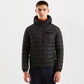 Sleek Hooded Down Jacket with Pockets