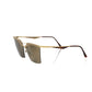 Gold Metallic Women Sunglass