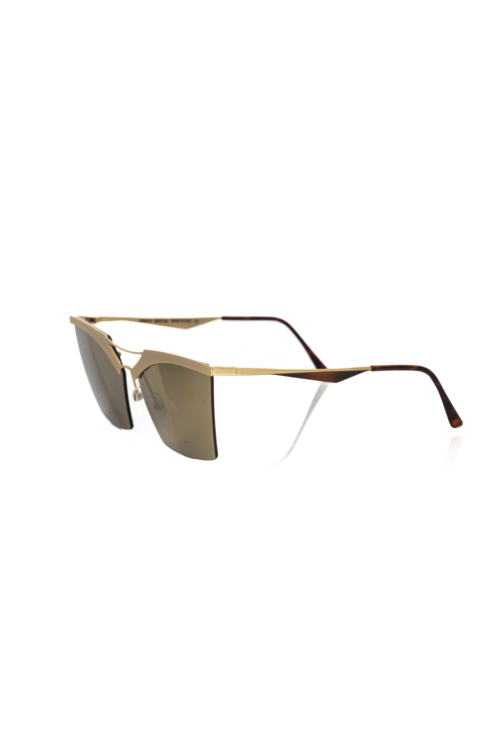 Goldmetallische Damensonnenbrille