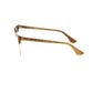 Brown Metallic Fiber Women Frame