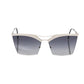 Silver Metallic Women Sunglass