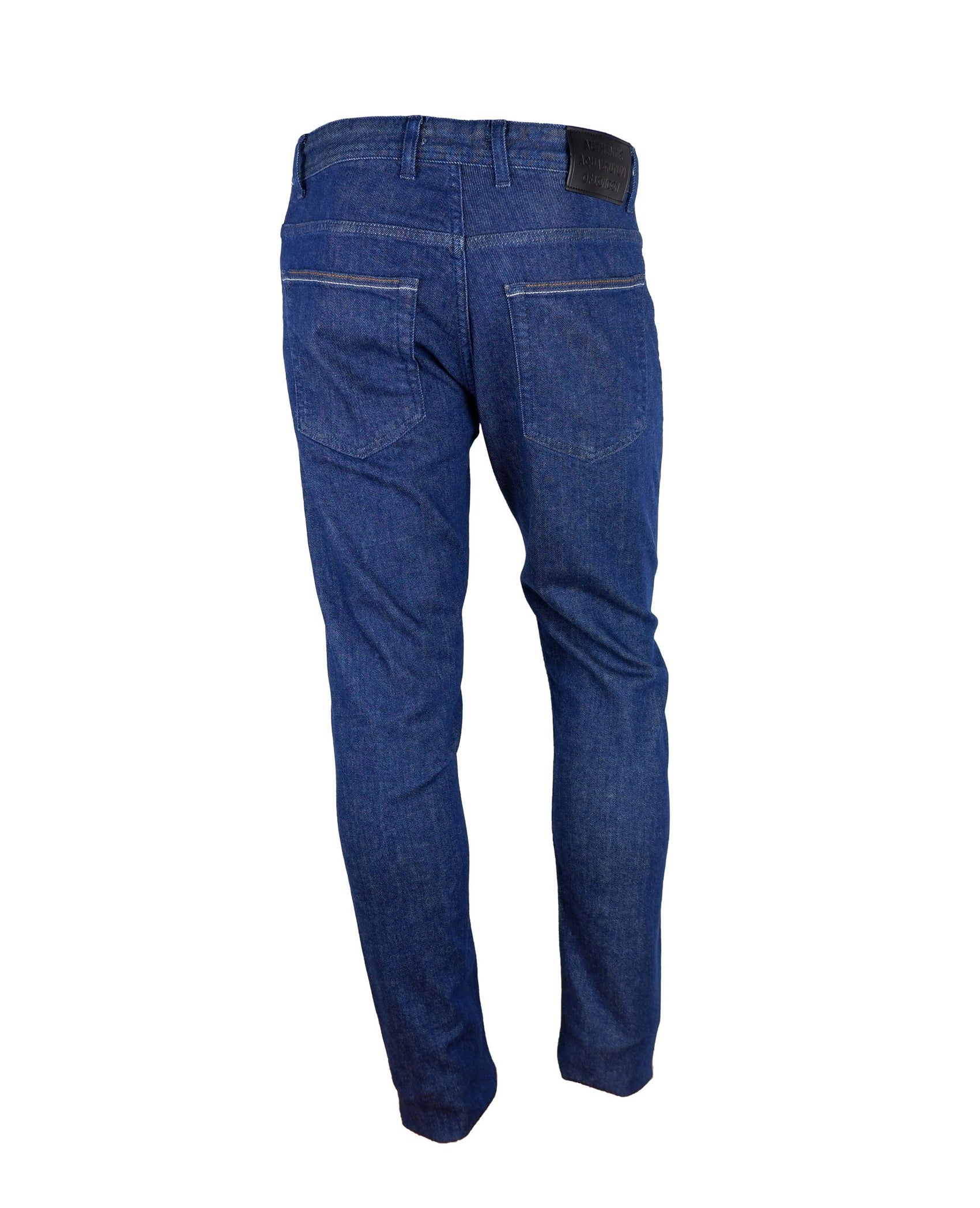 Blaue Baumwolljeans für Herren