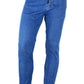 Light Blue Cotton Men Jeans