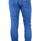 Light Blue Cotton Men Jeans