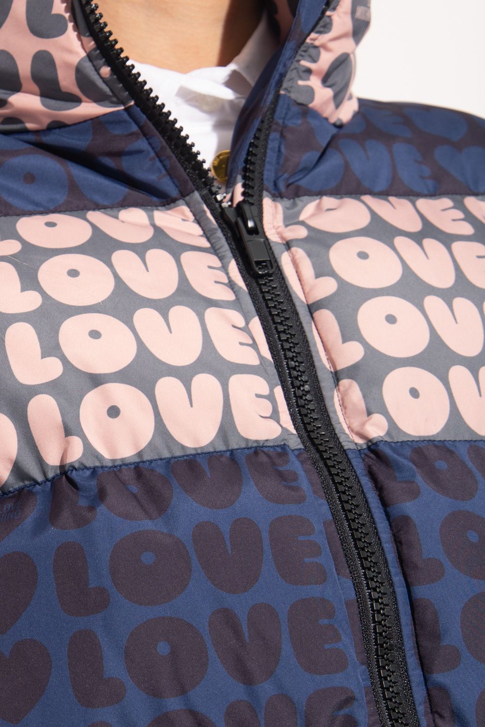 Giacca da donna in poliestere multicolore