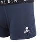 Blue Cotton Men Boxer